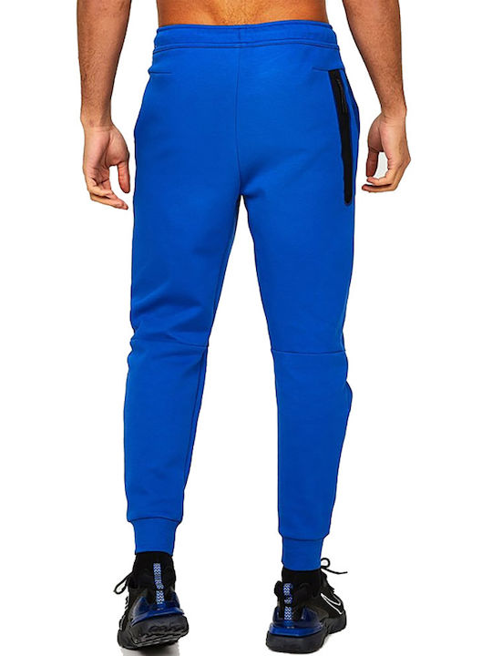 Sportswear Tech Fleece Παντελόνι Φόρμας με Λάστιχο Μπλε