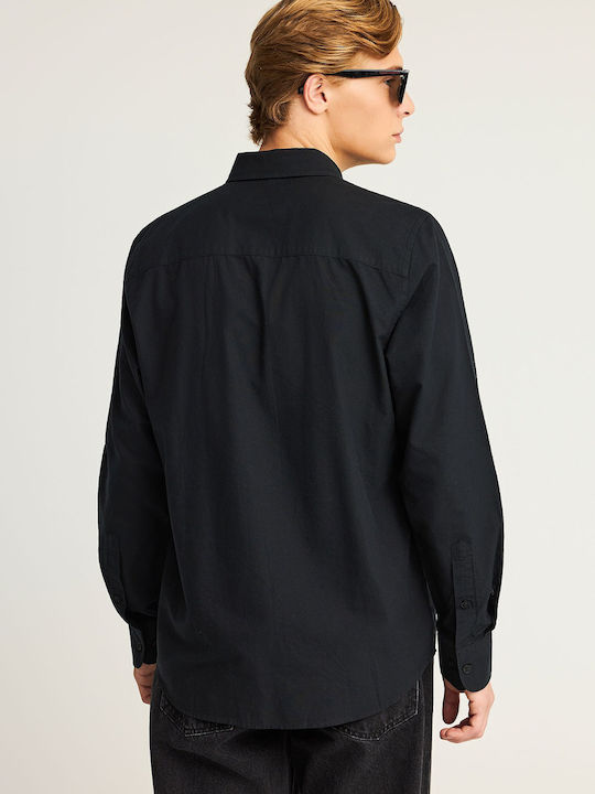 Long Sleeve Regular Fit Shirt in Black