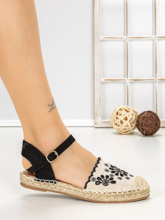 Espadrile pentru Femei de Culoare Neagră