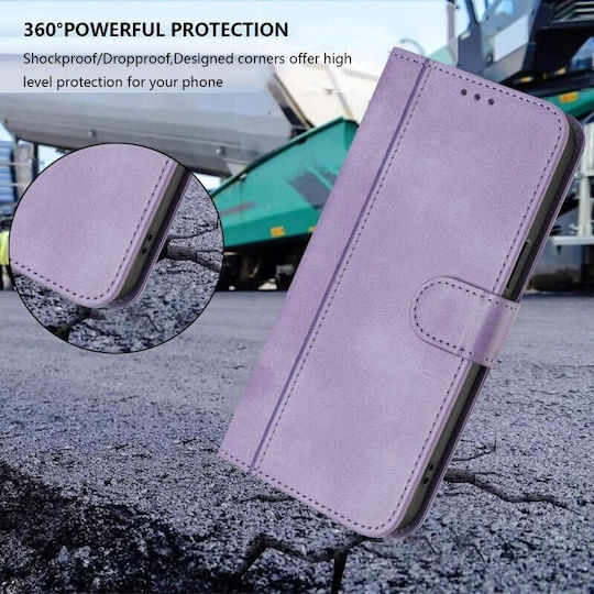 Калъф Портмоне Лилав Tcl K70 4G K70 Power 4G