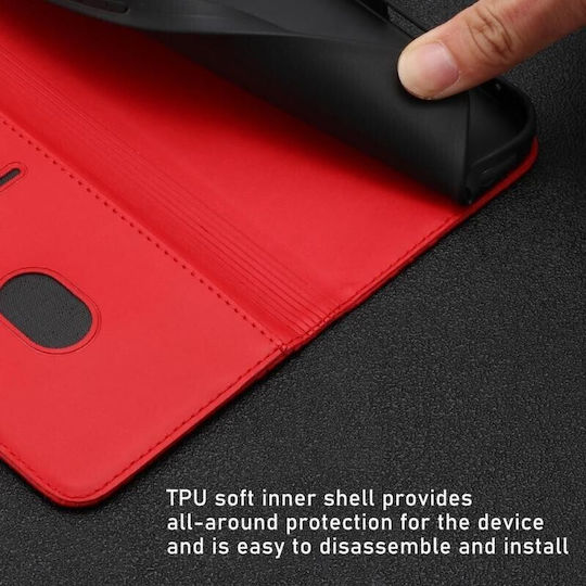 Tulips Калъф Книга Червен Tcl K70 4G K70 Power 4G