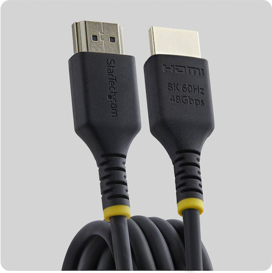 StarTech HDMI 2.1 Καλώδιο HDMI male - HDMI male 0.5m Μαύρο
