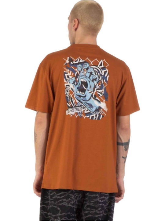 Santa Cruz Damaged Hand T-shirt Orange SCA-TEE-13950