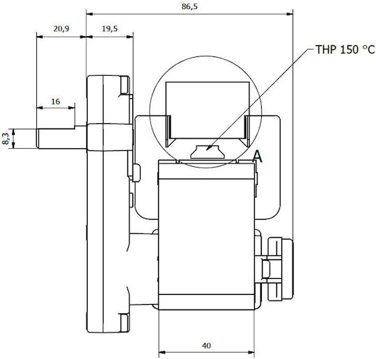 Електрически мотор-редуктор за пелетна печка Kenta K9117158 5 rpm Zamavitt Други