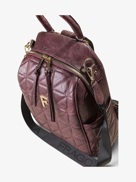 Damentasche Rucksack Schulter Grau