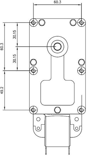 Електрически мотор-редуктор за пелетна печка Mellor Fb1349 2 rpm Dielle Други