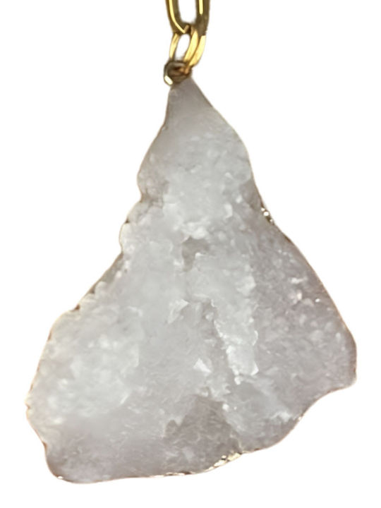 Kaleido Resin Necklace Gold Plated