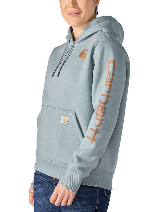 Women's Blue Hooded Sweatshirt
