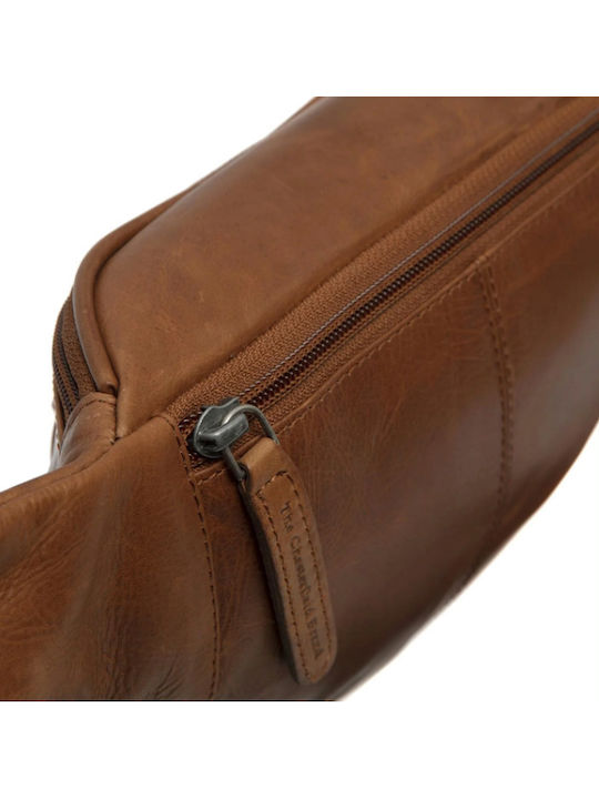 Herren Leder Gürteltasche Braun
