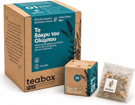 Teabox Τσάι του Βουνού Το Δάκρυ Του Ολύμπου 12 Φακελάκια