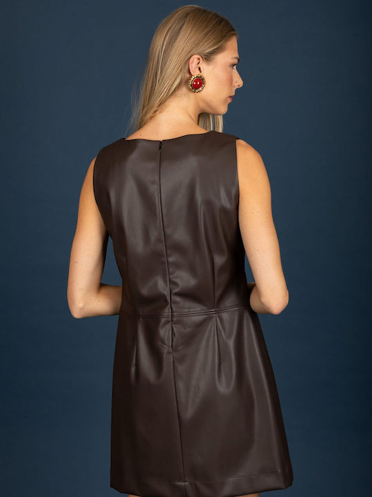 Blake Mini Φόρεμα Brown
