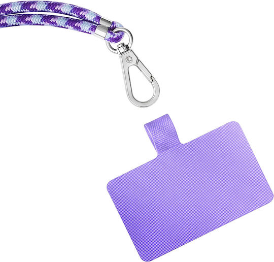Zanaé Cordella Series Adjustable Smartphone Neck Lanyard Adapter Purple