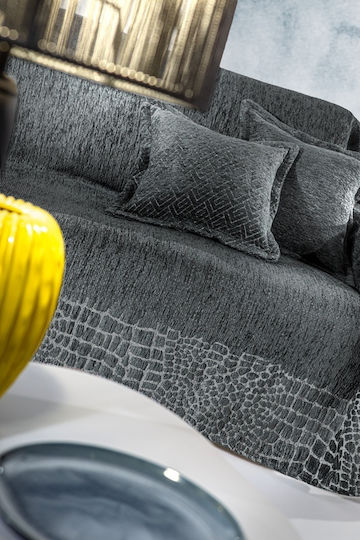 Guy Laroche Opium Three-Seater Sofa Throw P180xW300cm Anthracite Guy Laroche Opium Three-Seater Sofa Throw P180xW300cm Anthracite