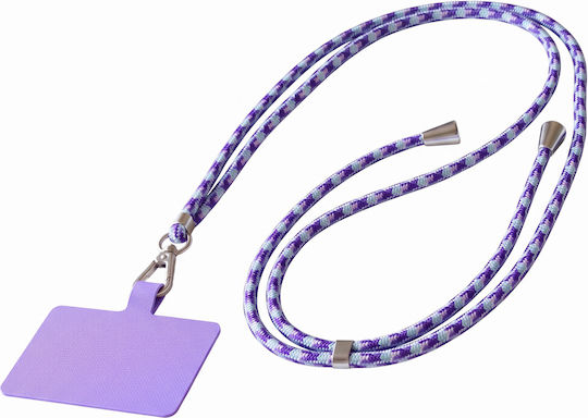 Zanaé Cordella Series Adjustable Smartphone Neck Lanyard Adapter Purple