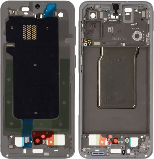 Ramă mediană de schimb Samsung Galaxy A57 5G Service Pack Gri