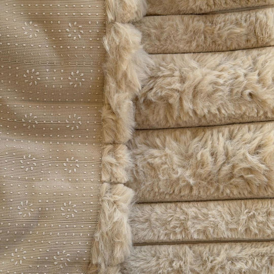 Linea Home Sable Dreisitzer-Sofa Wurf P180xM300cm Beige