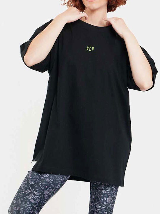 Damen-T-Shirt Schwarz