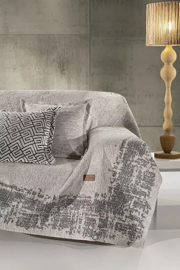 Guy Laroche Omnia Three-Seater Sofa Throw P180xM300cm Natural