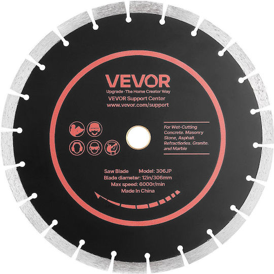 Vevor Диск за Рязане на Строителни Материали 306 mm 3 бр.