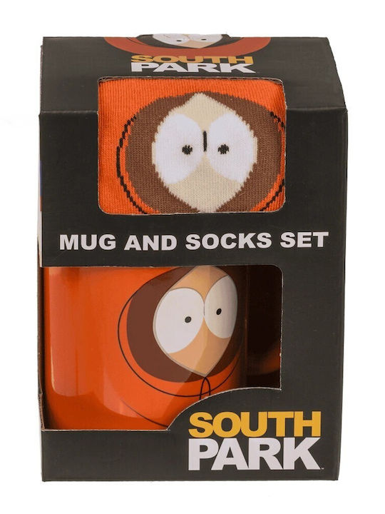 Out Blue Unisex Σετ Δώρου Κούπα Κάλτσα South Park 78-8474 Πορτοκαλί