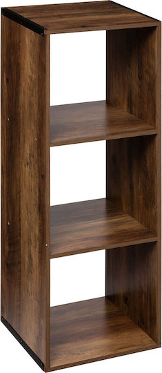 Βιβλιοθήκη Brown 34.5x32x100.9εκ. 167862 Βιβλιοθήκη Brown 34.5x32x100.9εκ. 167862