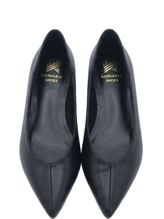 Women's Pointed-Toe Anatomic Ballerina Shoes Black