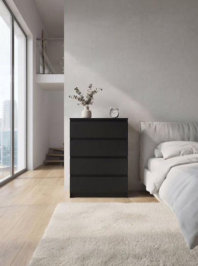 Juniper 4s Wooden Chest of Drawers with 4 Drawers Mauro 70x40x100cm