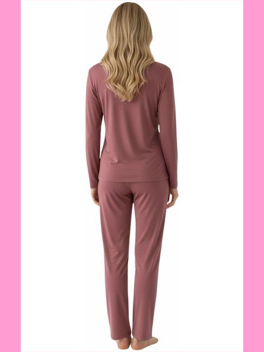 Harmony Winter Damen Schlafanzug Set