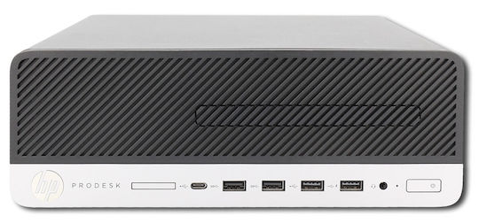 HP Prodesk 600 G4 + 24" Monitor Refurbished Grade A (Core i5-8500/8GB/256GB SSD/No OS)