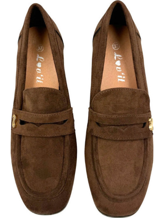 Brown Suede Heels
