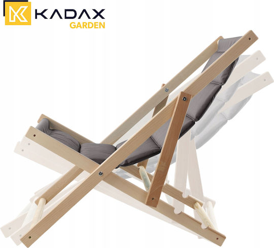 Kadax Καρέκλα Παραλίας Γκρι