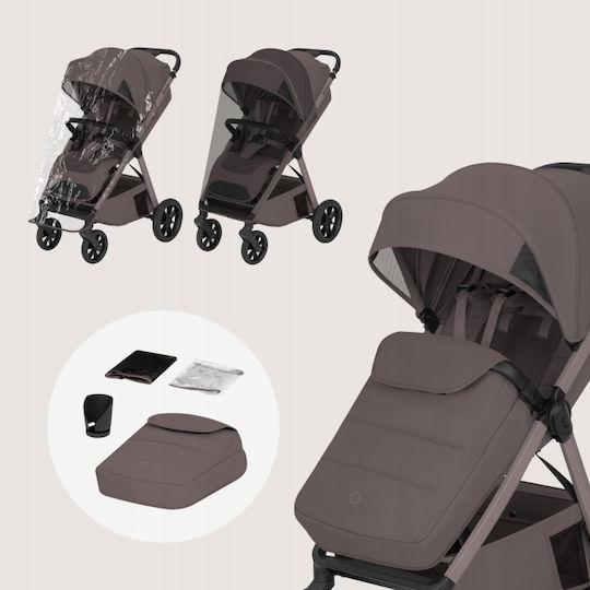 Lionelo Bett Cărucior pentru Bebeluși Potrivit de la 6+ Luni Beige Taupe 9.95kg