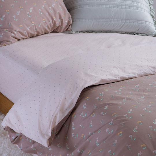 Nef-Nef Homeware Violan Подредба Кралица 4 Бройки 240x270+35см. Кафяв