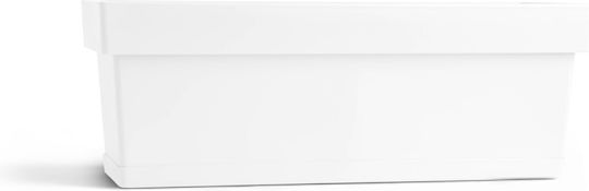 Viomes Linea Planter Box Plastic White 48x18x17cm.