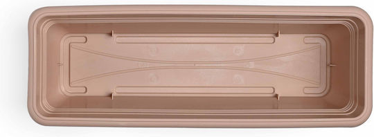 Planter Box Tepakota 13.5L 59x22x18h Cm Beige Sand