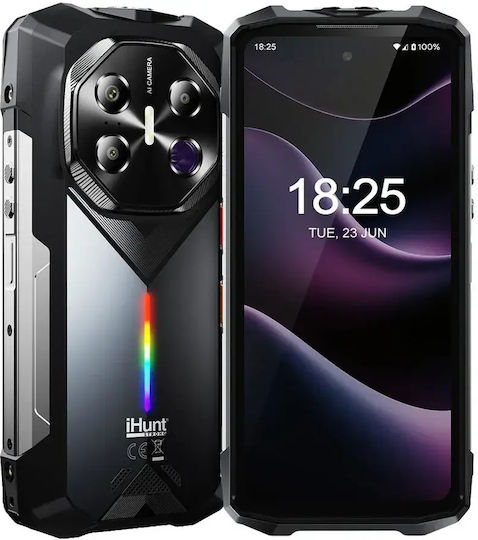 Titan Night Hunter 5G Dual SIM (12/256GB) Smartphone Rezistent Negru