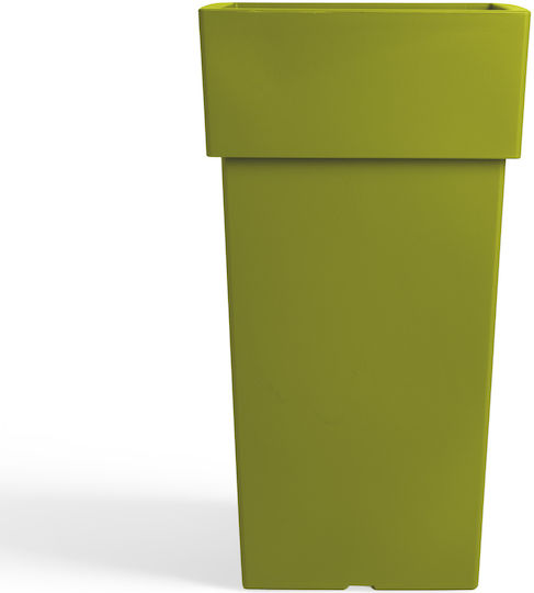 Flower Pot Tetp Linea 11 5L-21x21x38h cm-Green/Yellow