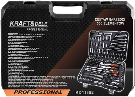 Kraft & Dele Tool Case with 300 Tools