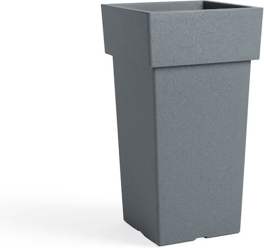 Viomes Linea Pot Plastic Mosaic lava 33x33x60cm.