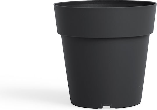 Viomes Linea Topf Kunststoff Charcoal 13x13x13cm.