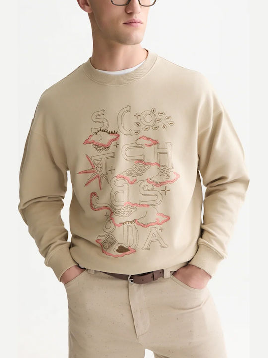 Scotch & Soda Бежов суитшърт