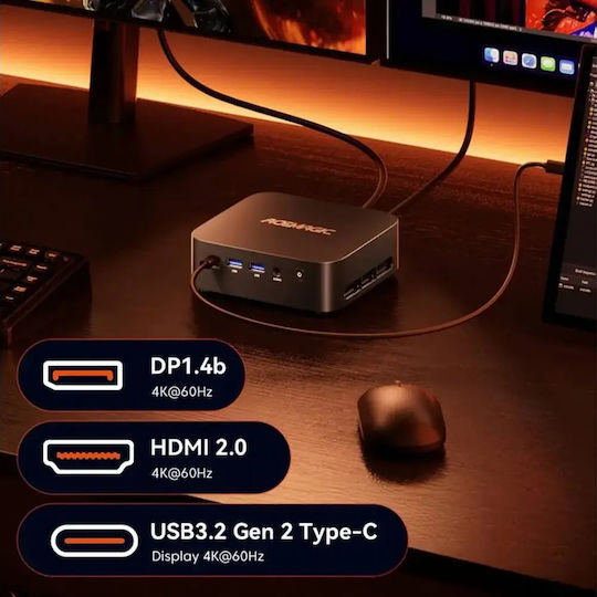 Acemagic Mini PC (Ryzen 5 7430U/16GB DDR4/512GB SSD/W11 Pro)