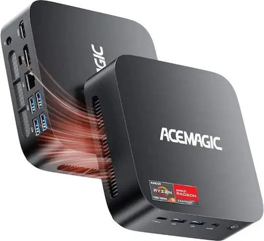 Acemagic Mini PC (Ryzen 5 7430U/16GB DDR4/512GB SSD/W11 Pro)