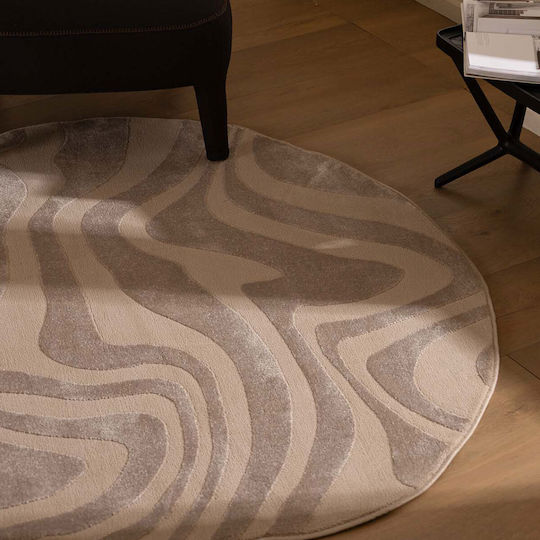 Royal Carpet Organic 265 Rug Round Beige