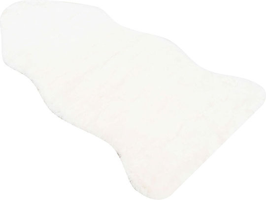 Polcarpet Rabbit Animal Teppich Rechteckig Pelzige White
