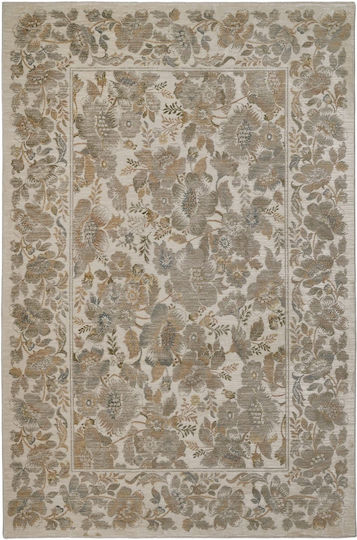 Viokarpet Blossom 04109a Runner Rug Cream - Salmon 80x230cm