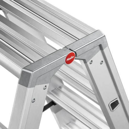 Hailo Leiter Aus Aluminium Mit 6 Stufen