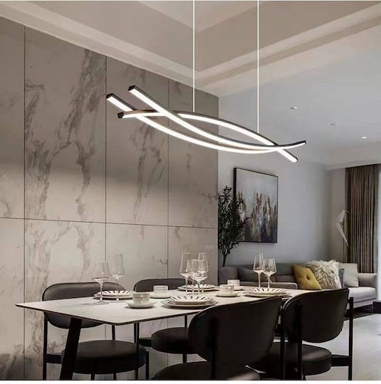 ArkoLight LED Κρεμαστό Φωτιστικό Μαύρο 100x15x103εκ. ArkoLight LED Κρεμαστό Φωτιστικό Μαύρο 100x15x103εκ.