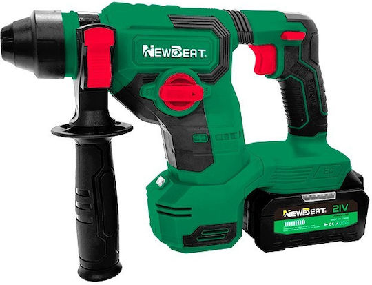 NewBeat CRH-26C Excavator Ciocan Rotopercutor Baterie Fără Perii 21 Volți 2x4Ah cu Priză SDS Plus