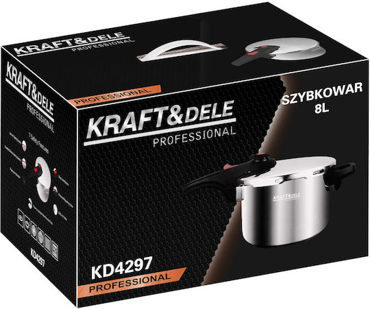 Kraft & Dele Χύτρα Ταχύτητας 8lt